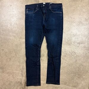 Slim Straight Men's Jeans in Dark Blue